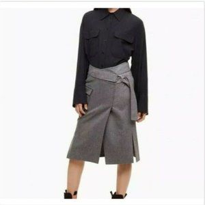 Aritzia Babaton 1-01 Cosway Wool Skirt